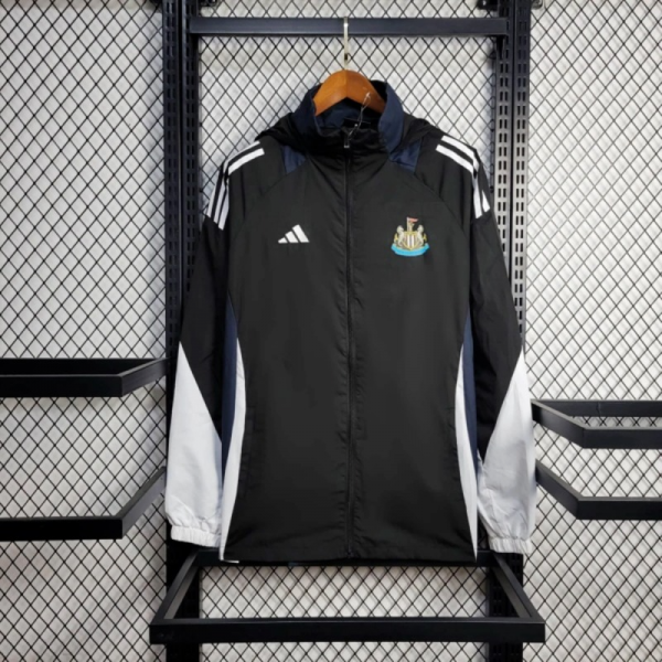 2025 Newcastle United Black Windbreaker Sport Unifom jersey Sport Unifom