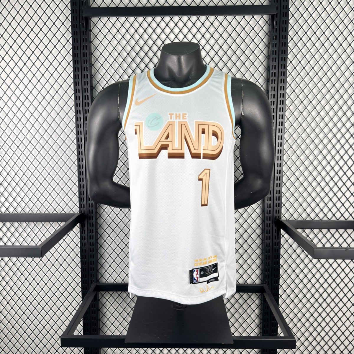 NBA Cleverland Cavaliers Round Neck White Jersey HARDEN#1