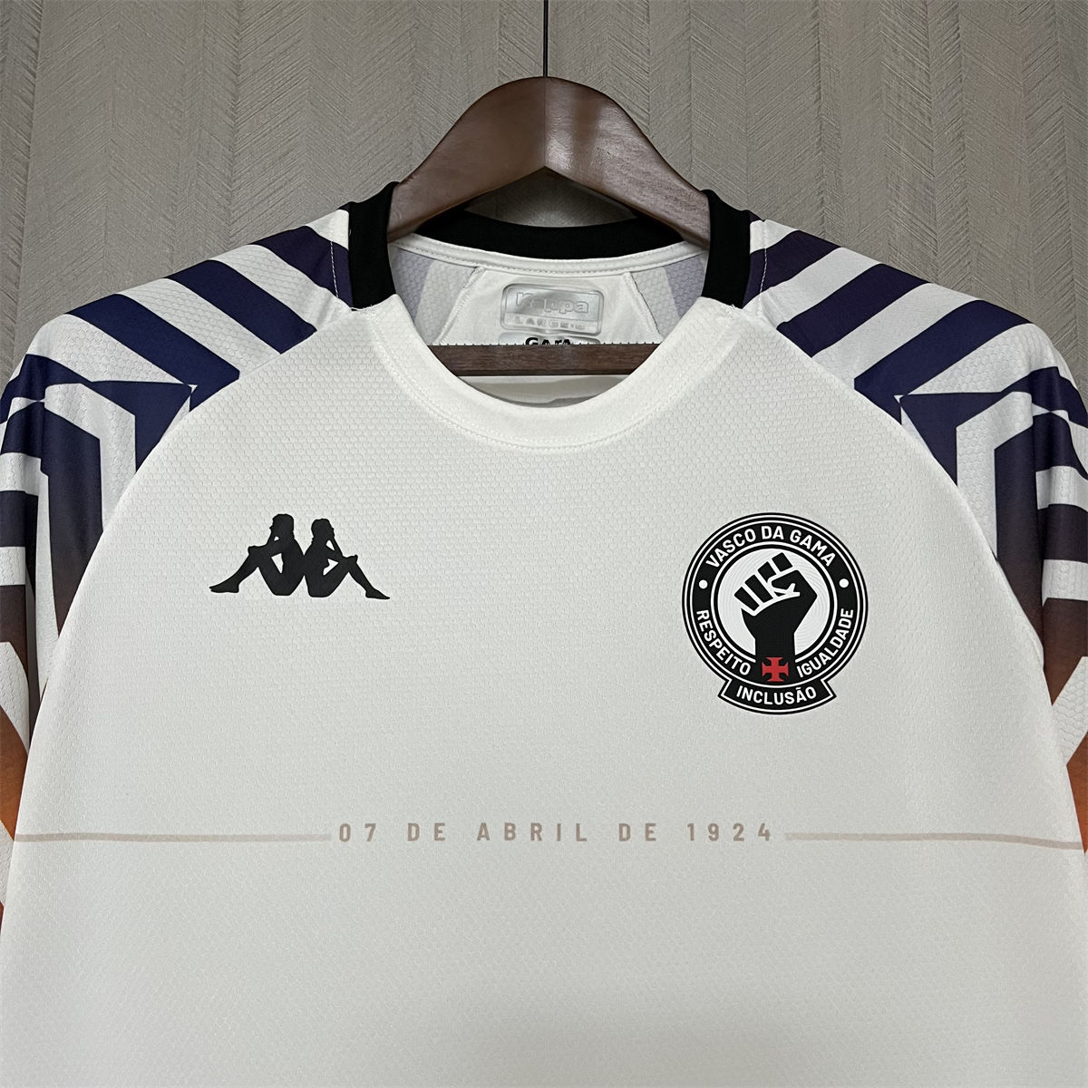 2024/25 Vasco Da Gama Kappa Warm-up White jersey Fan Version