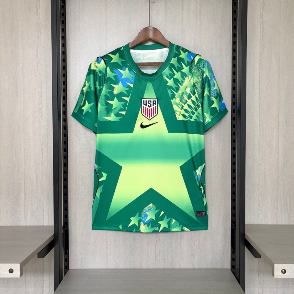USA 2026 World Cup Goalkeeper Green Jersey Fan Version