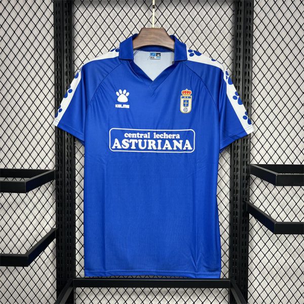 Retro Real Oviedo 90/91 Home jersey Fan Version