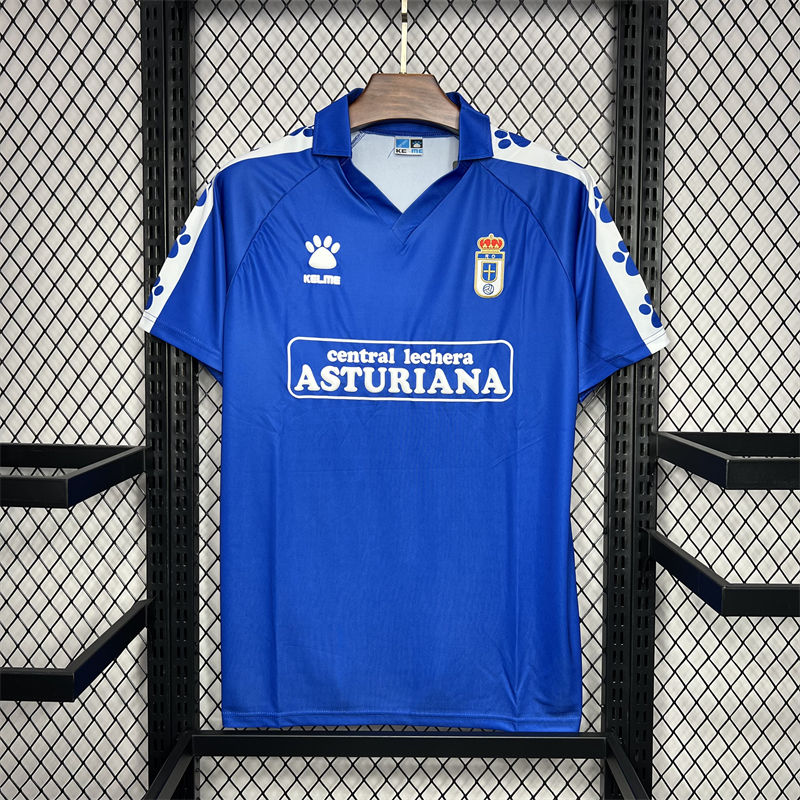 Retro Real Oviedo 90/91 Home jersey Fan Version