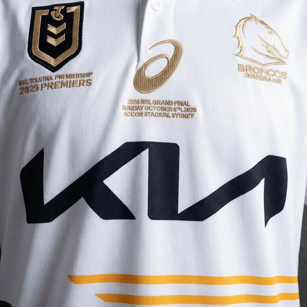 NRL Brisbane Broncos 2025 Grand Champion Jersey