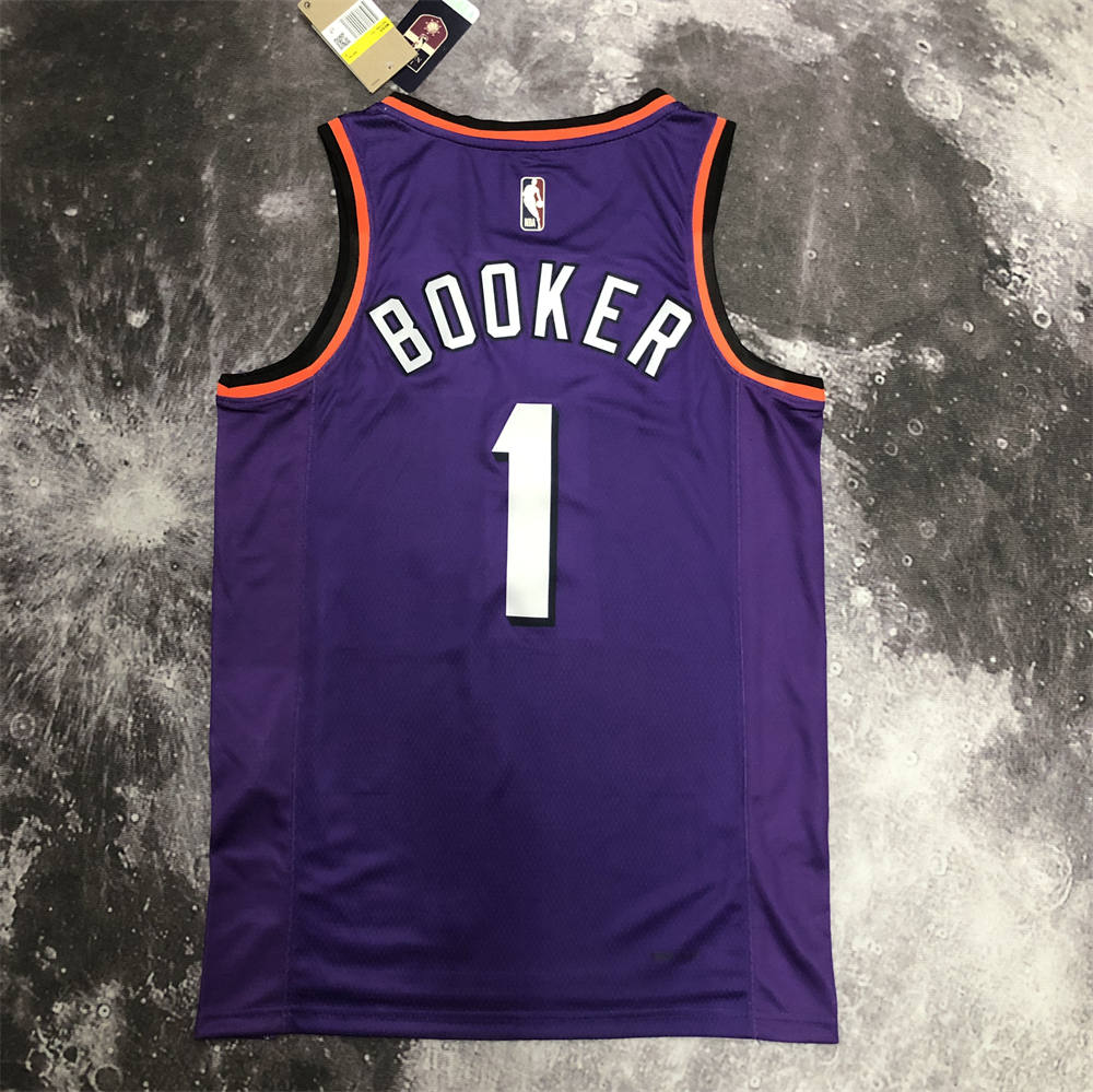 NBA Phoenix Suns Round Neck Purple Retro Style jersey S-XXL