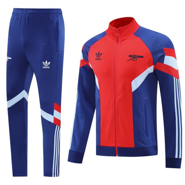 2024 Arsenal Red Jacket Training Suit Set Football Team Shirt Sports Fashion