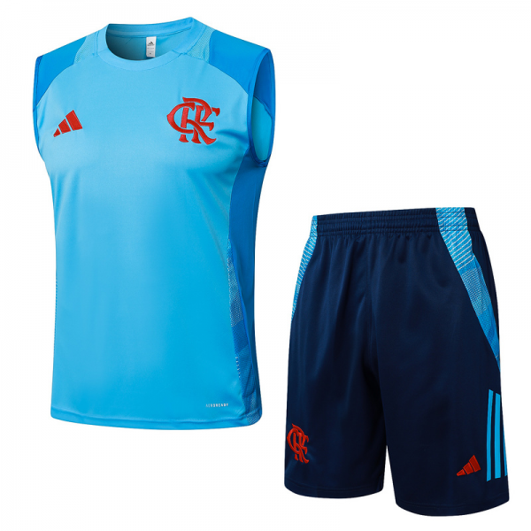 24/25 Flamengo Light blue Training Set Shirt and Shorts