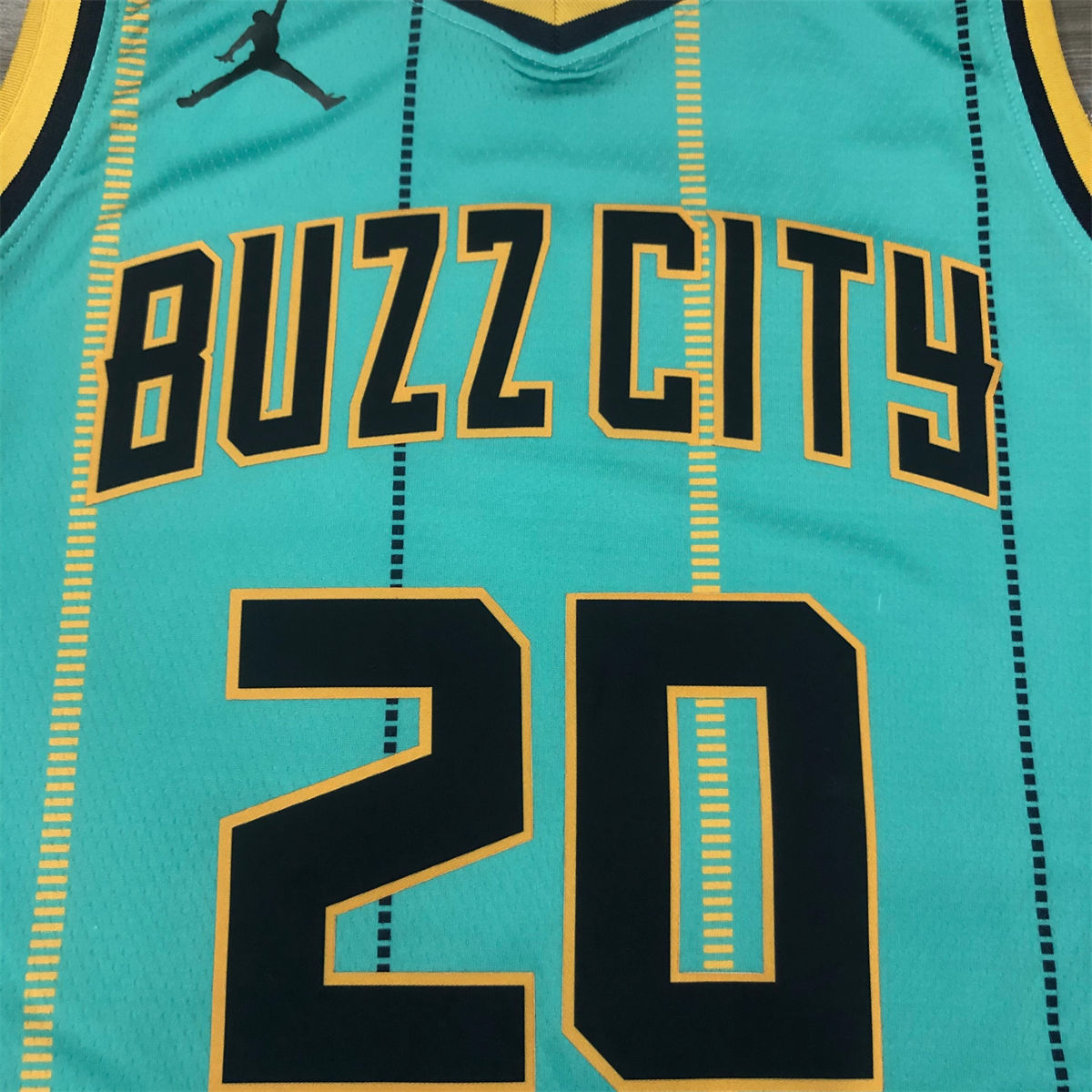 NBA Charlotte Hornets V-Neck Light Green Jersey HAYWARD#20 S-XXL
