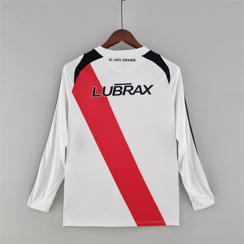 Retro River Plate 09/10 Home Long Sleeve jersey Fan Version
