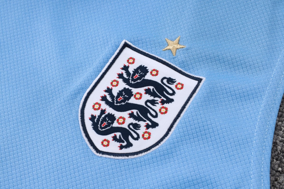 2026 England Light blue Training Set Shirt and Shorts