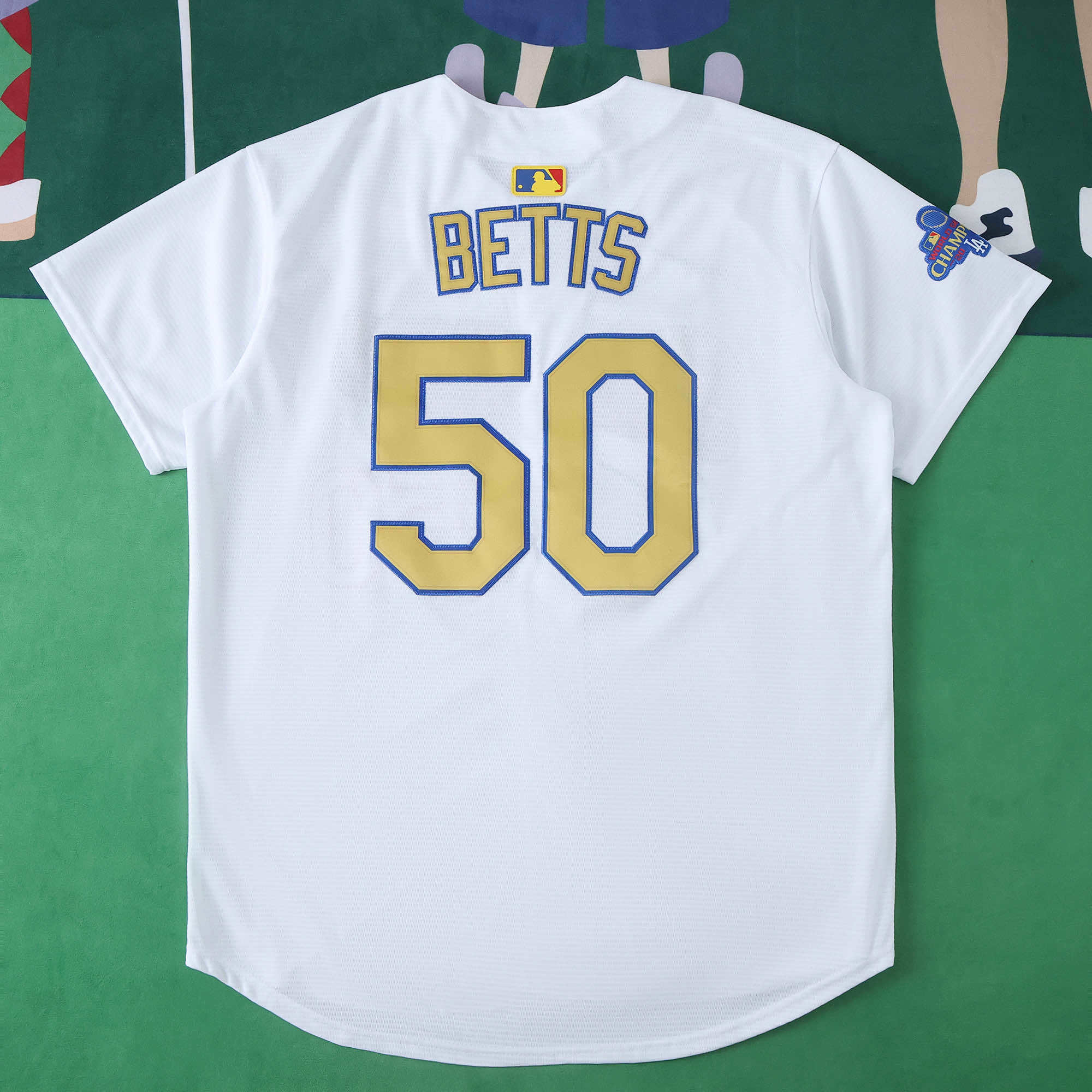 MLB 2025 LosAngeles Dodgers White Jersey