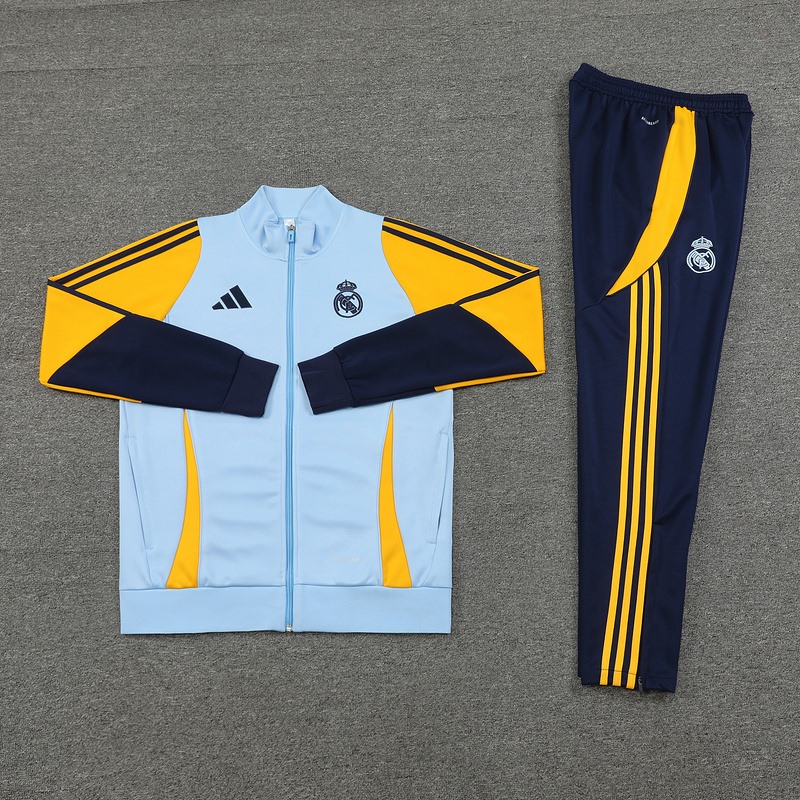2024 Real Madrid Light Jacket Training Suit Set Football Team Shirt Sports Fashion
