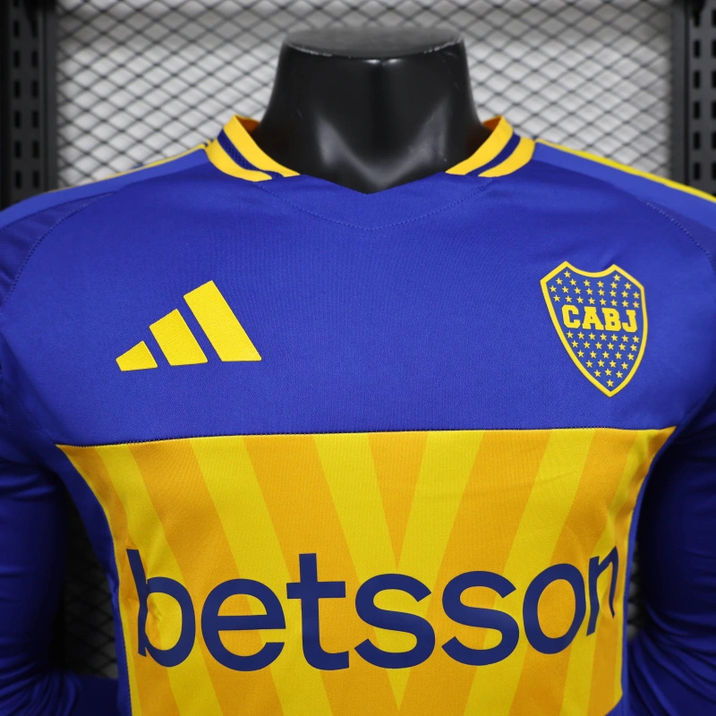24/25 Boca Juniors Home Long Sleeve Special edition Jersey Player Version