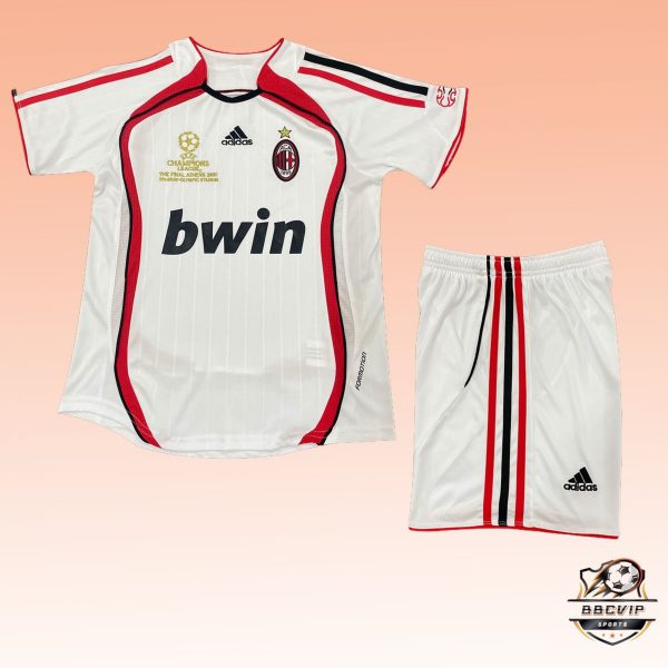 Retro AC Milan 2006/07 Away jersey Kid Kits Size 16-28