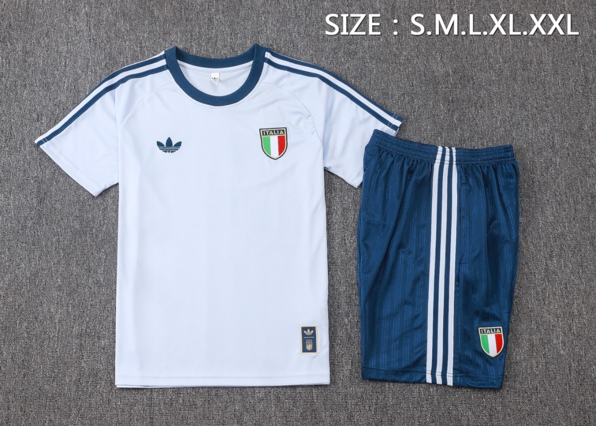 2026 Italy Light blue Training Set Shirt and Shorts