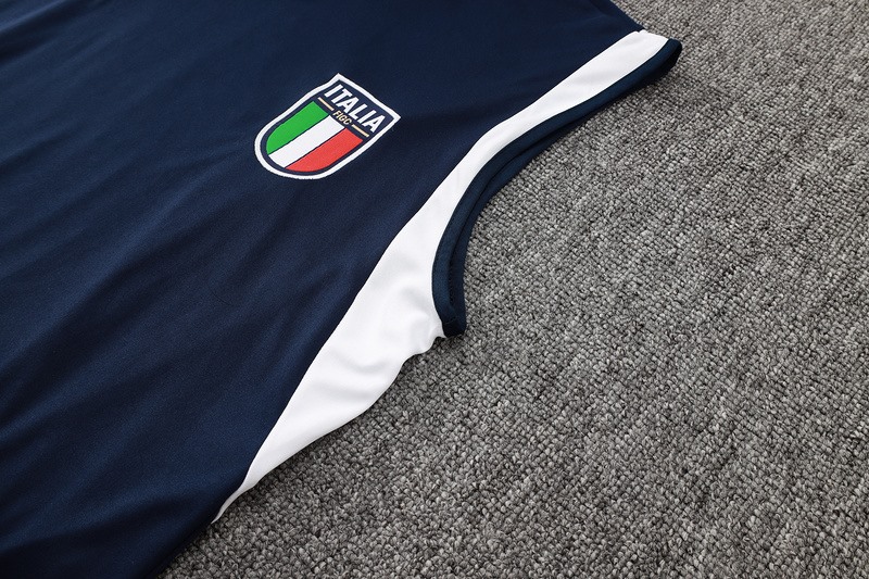 24/25 Italy Royal Blue Training Set Shirt and Shorts