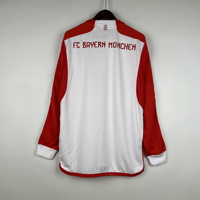 23/24 ayern Munich Home Long Sleeve jersey Fan Version