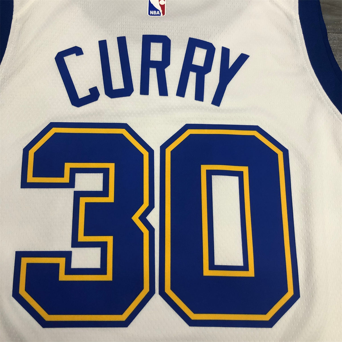 NBA Golden State Warriors Round neck White Jersey CURRY#30 S-XXL