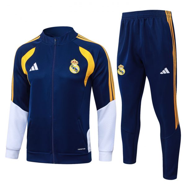 2026 Real Madrid Royal blue Jacket Training Suit Set