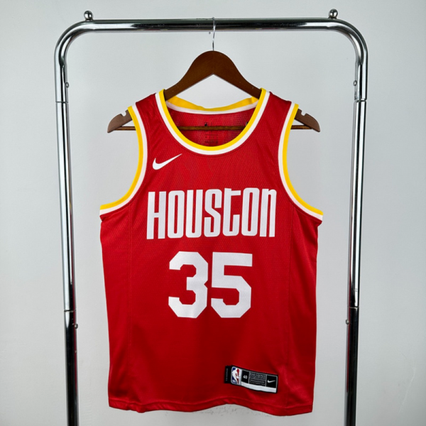 NBA Houston Rockets V-Neck Red Jersey DURANT#35 S-XXL