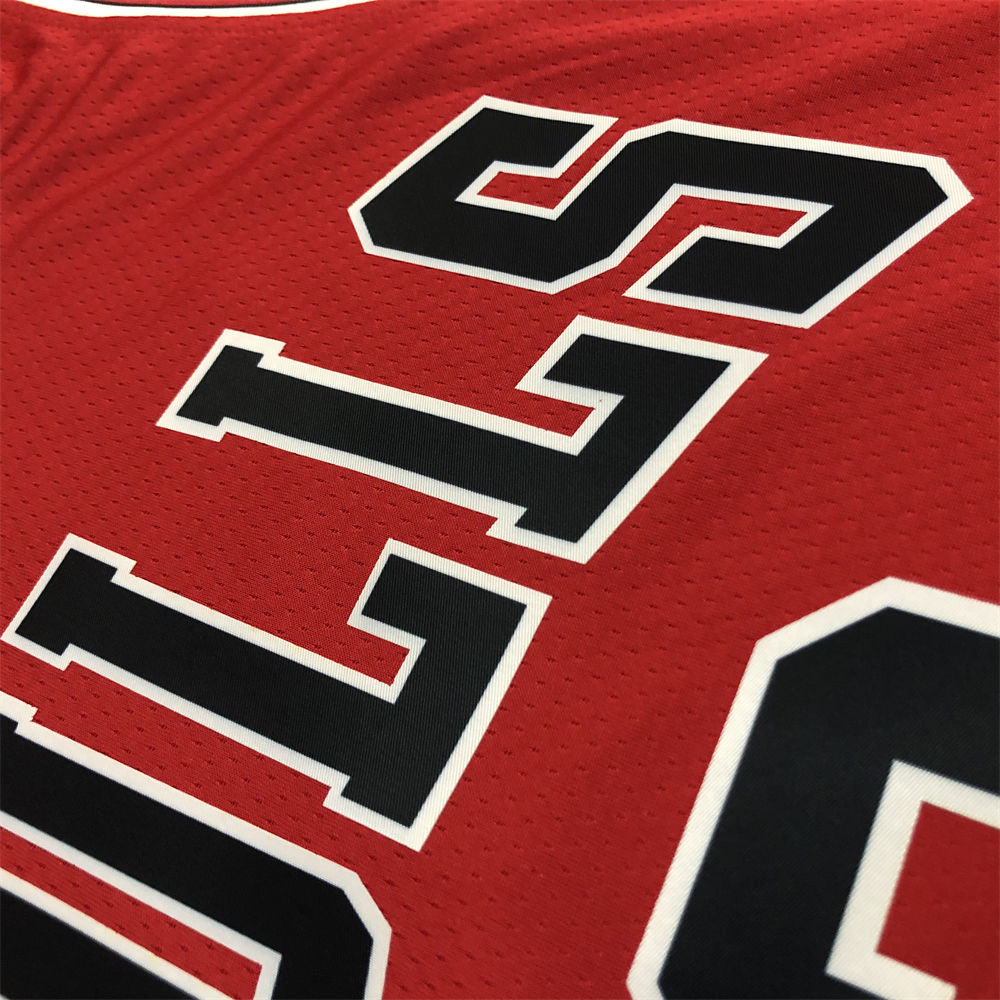 NBA Chicago Bulls Round neck Red Jersey BALL#2 S-XXL