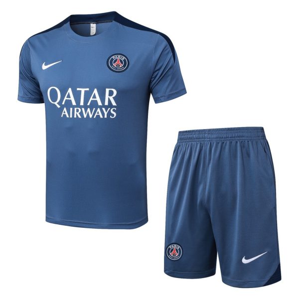 2026 PSG Light gray Training Set Shirt and Shorts