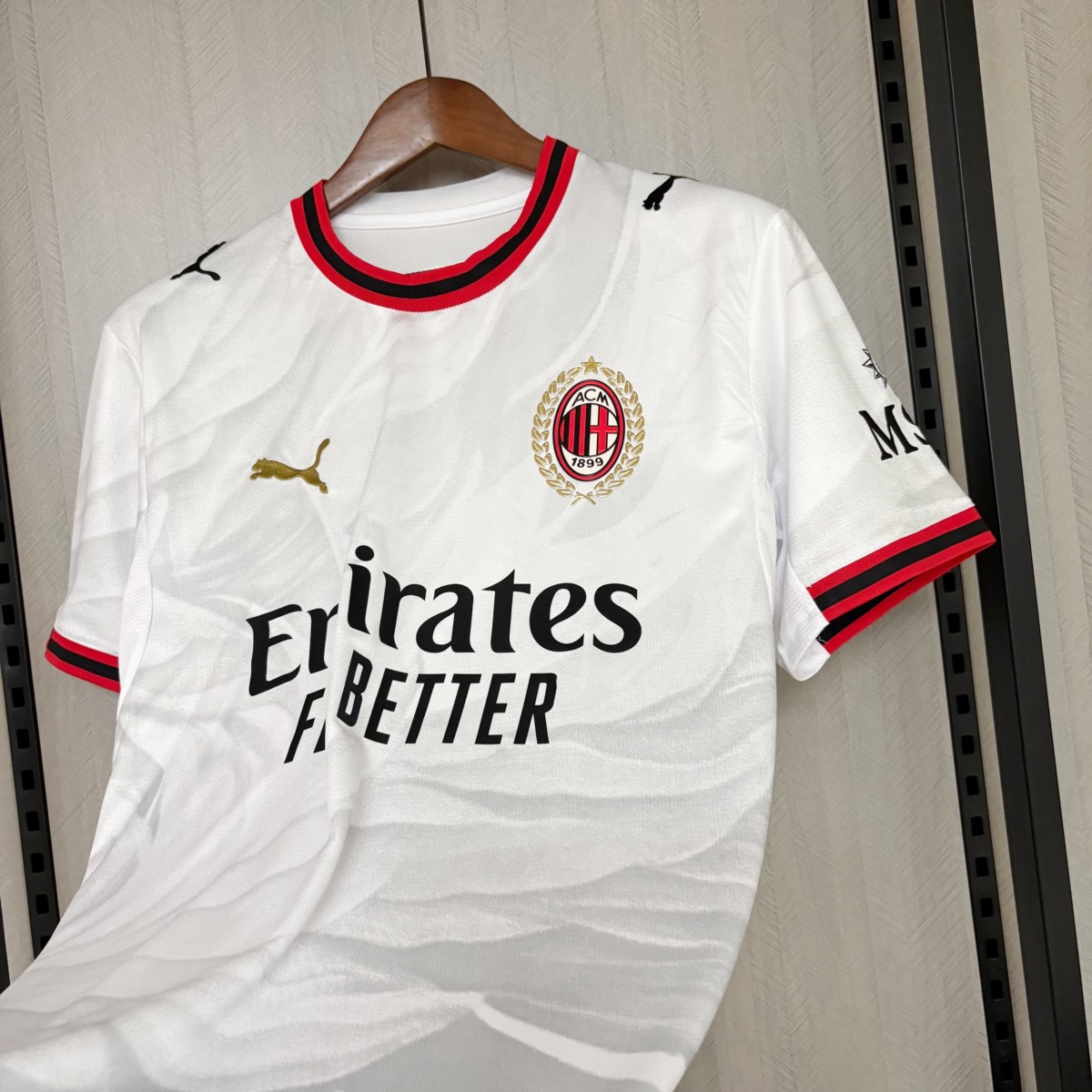 2025/26 AC Milan x Slam Jam White Jersey Fan Version