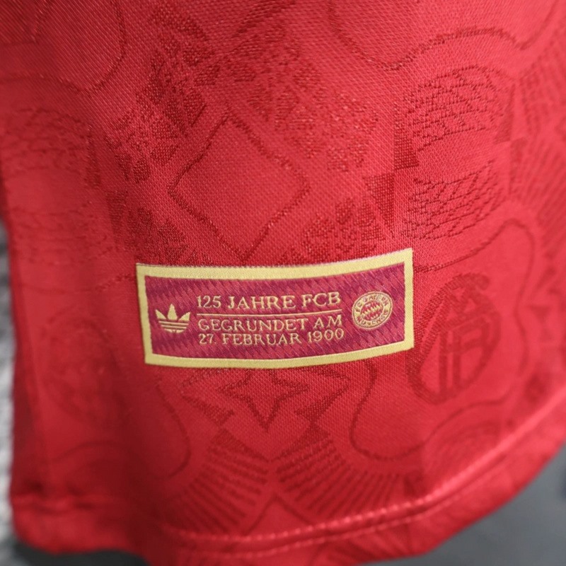 25/26 Bayern Munich 125th Anniversary Edition jersey Long Sleeve Jersey Player Version