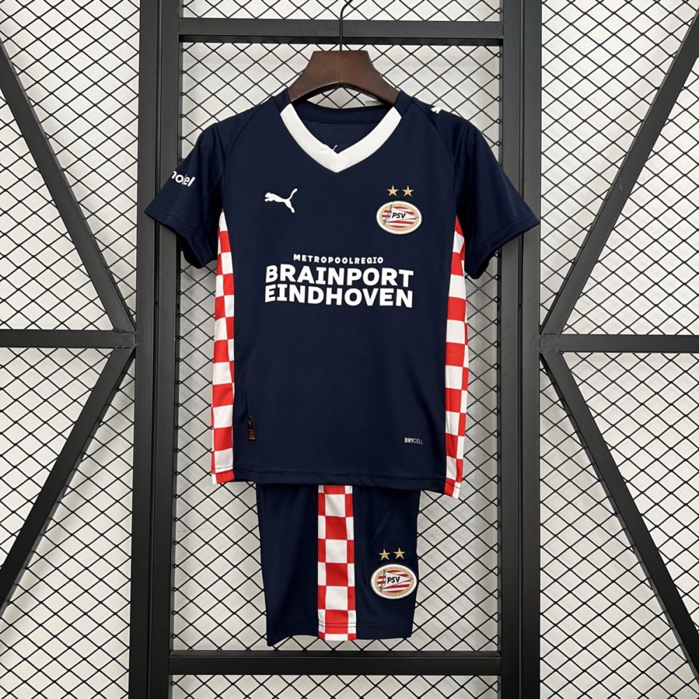 2025/26 PSV Eindhoven Away jersey Kid Kits Size 16-28