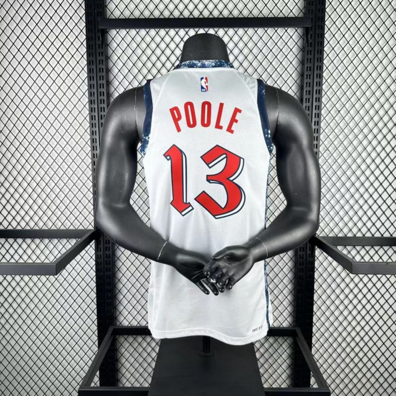 NBA Washington Wizards 2025 City Edition Edition Swingman White Jersey POOLE#13 S-XXL
