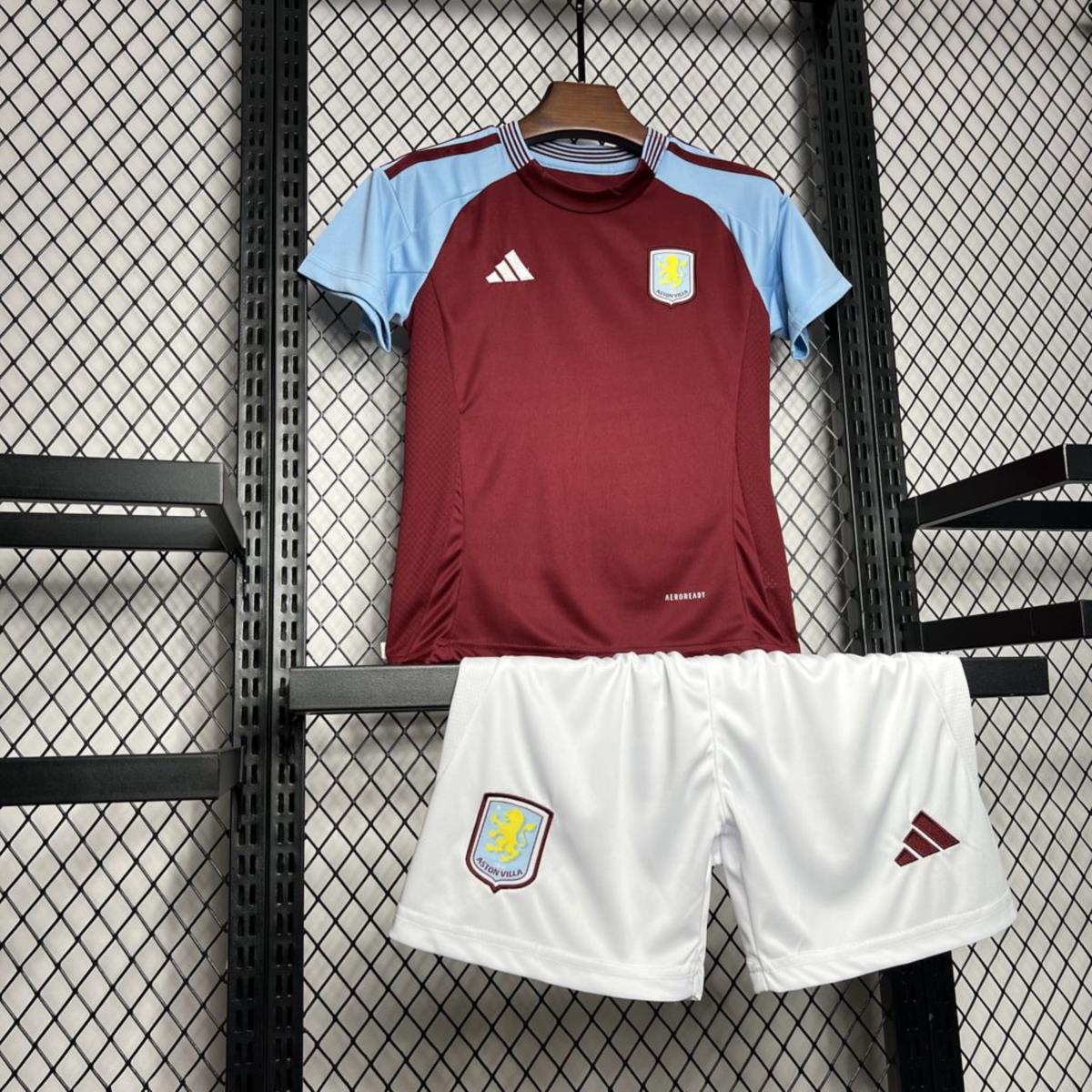2024/25 Aston Villa Home jersey Kid Kits Size 16-28