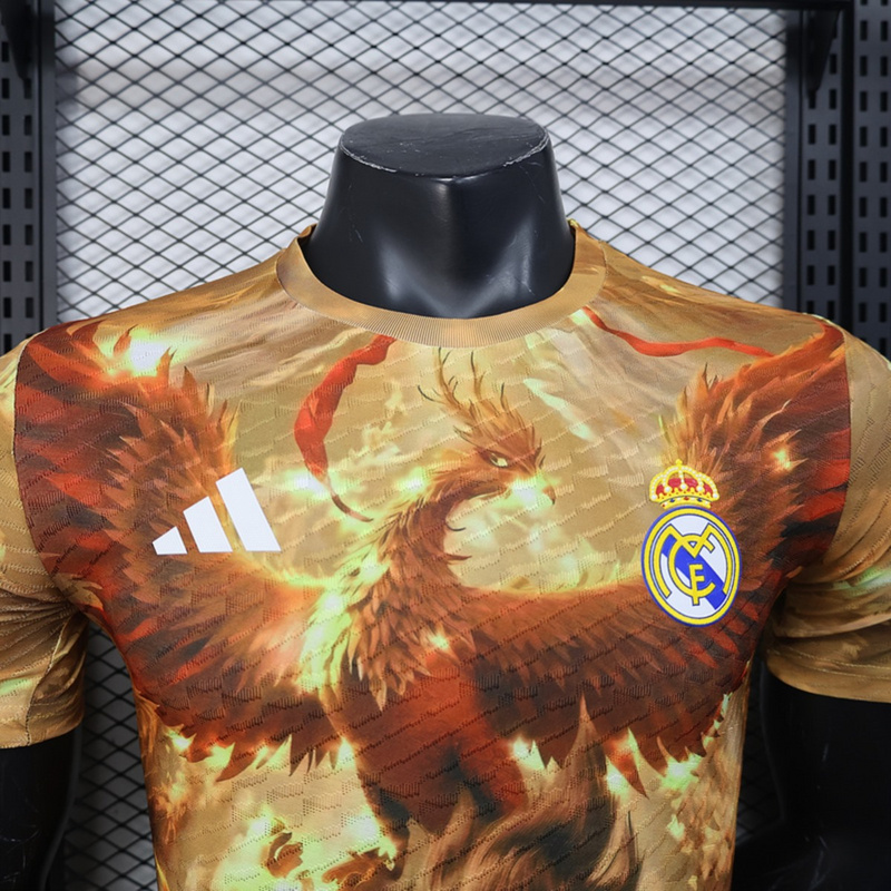 2025/26 Player Real Madrid Special Edition Gold jersey Player Version