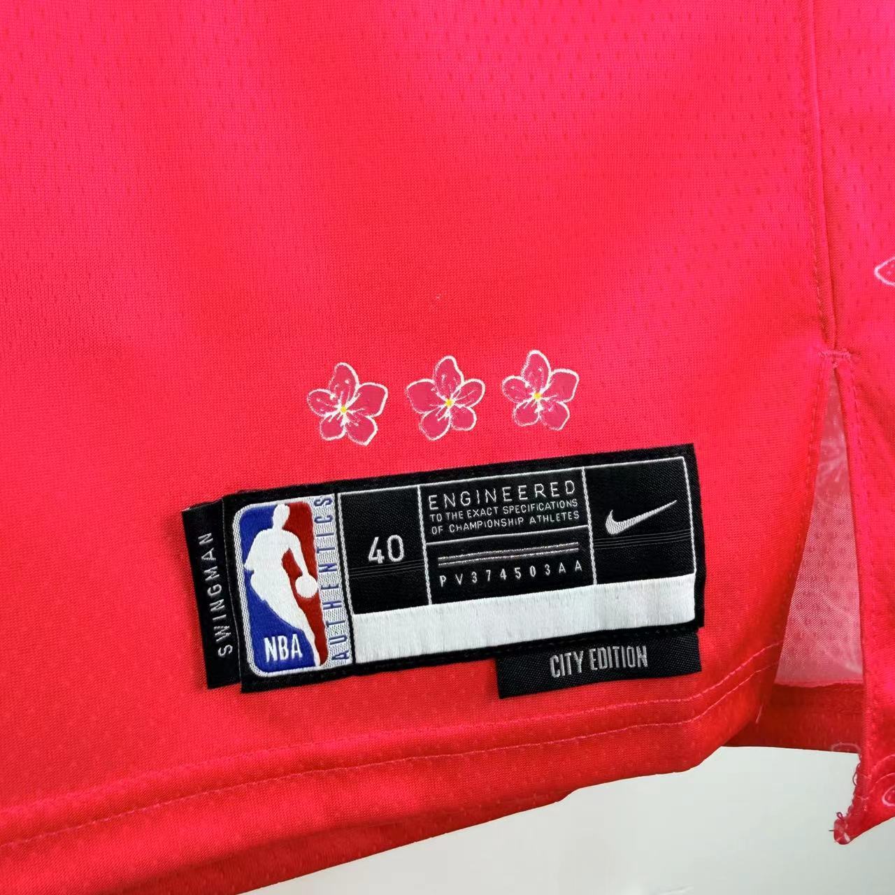 NBA Washington Wizards V-Neck Pink Jersey YOUNG#3