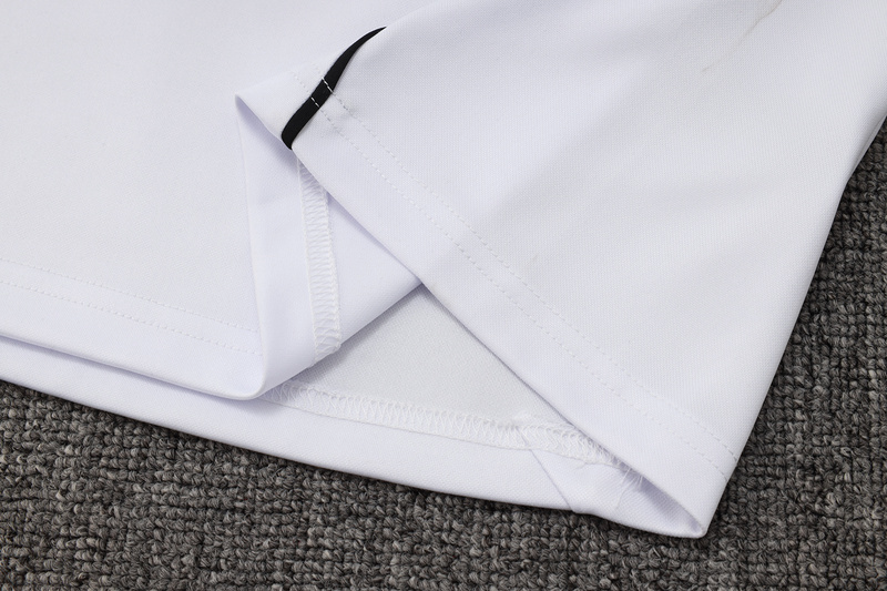 202526 Miami White Long-sleeved half-pull training kit Football team kit