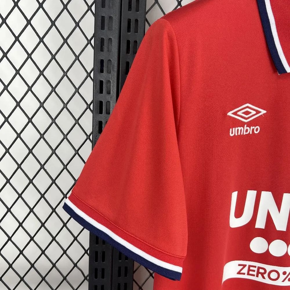 2025/26 Rangers Second Away Red Jersey Fan Version