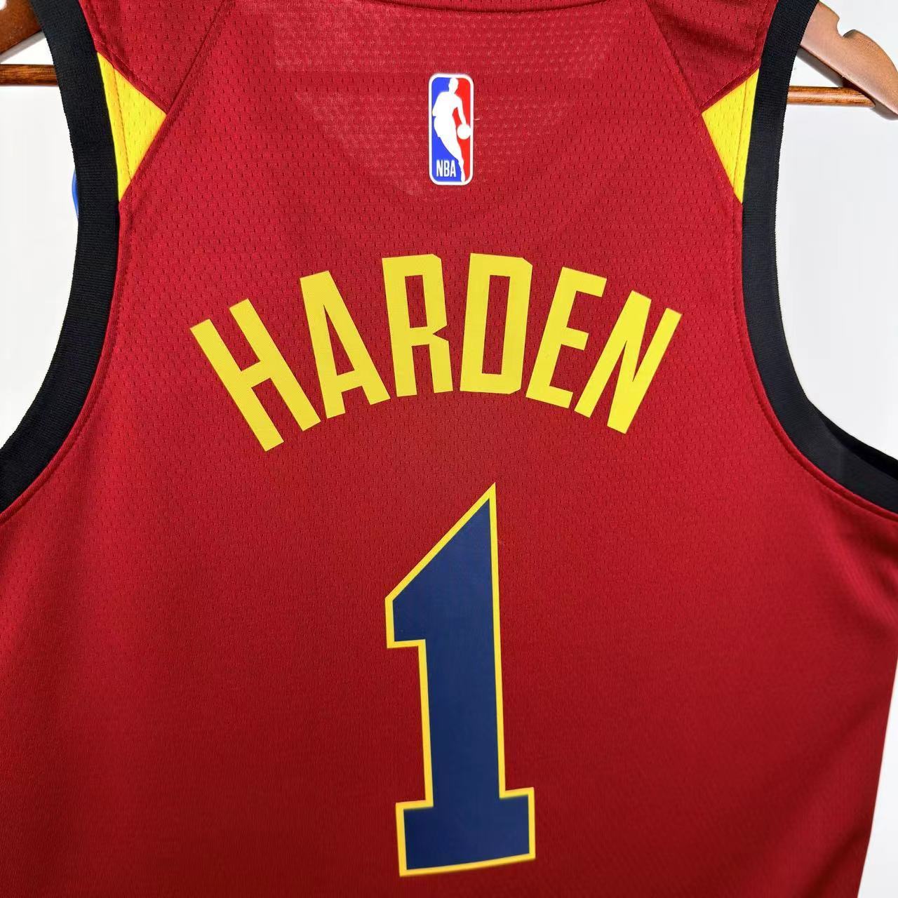 NBA Cleverland Cavaliers V-Neck Red jersey HARDEN#1