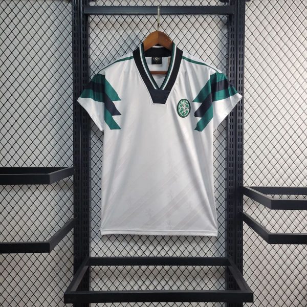 Retro Sporting Lisbon 1990s Style White jersey Fan Version