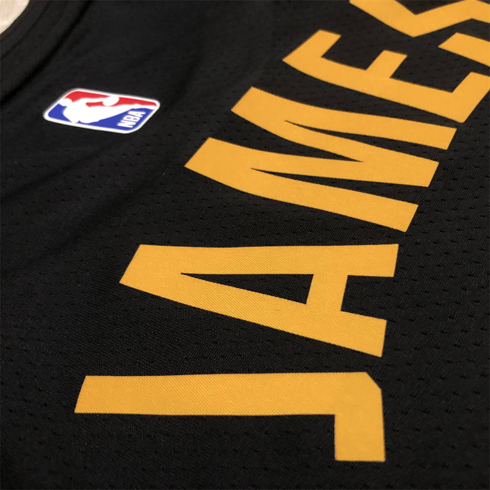 NBA Cleverland Cavaliers Round Neck Black jersey JAMES#23 S-XXL