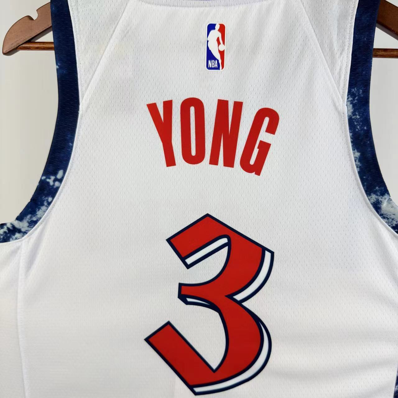 NBA Washington Wizards 2025 City Edition Edition Swingman White Jersey YOUNG#3
