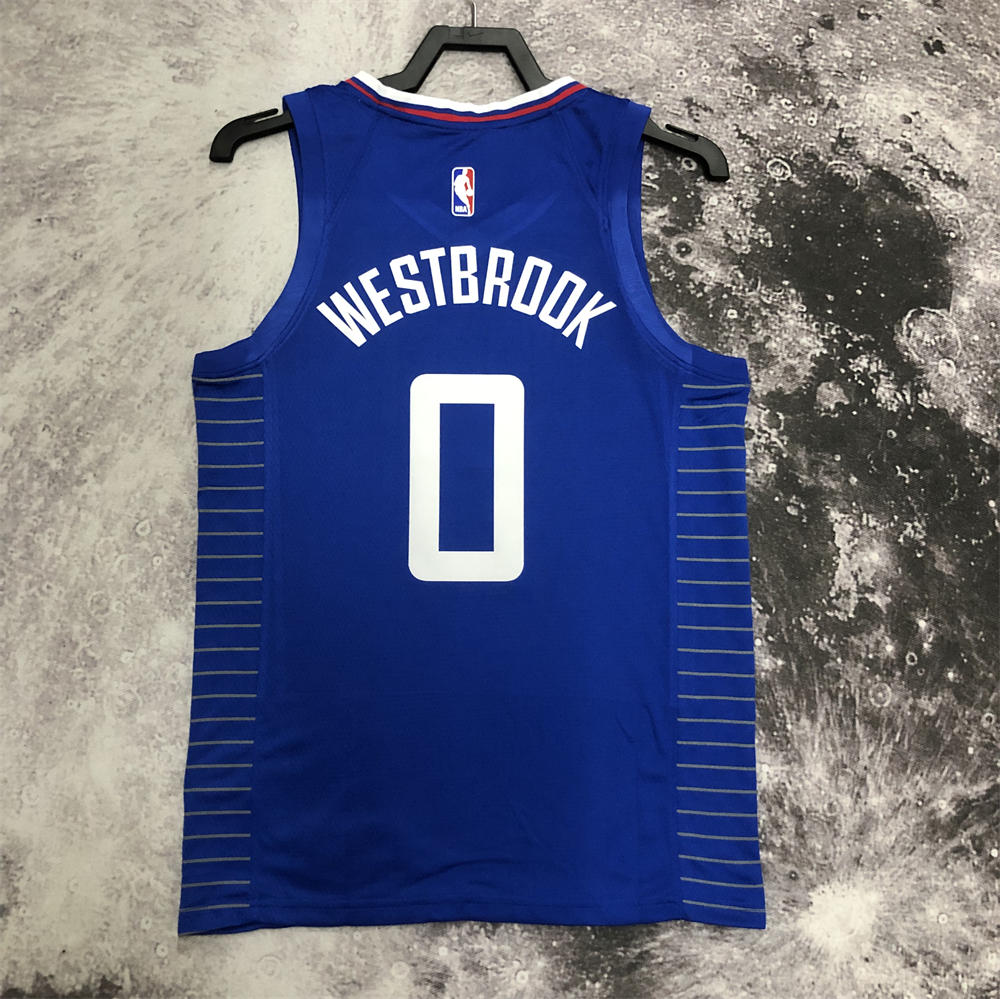 NBA Los Angeles Clippers Jersey WESTBROOK#0 S-XXL