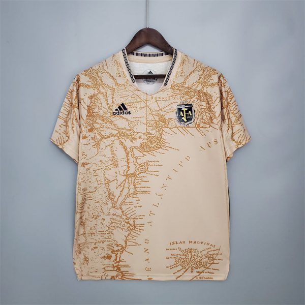 2021 Argentina Golden X Memorial Jersey Fan Version