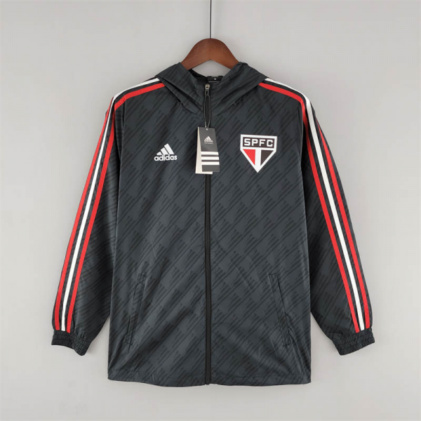 2022 Sao Paulo Windbreaker Black Red & White Edge Sport Unifom jersey Sport Unifom