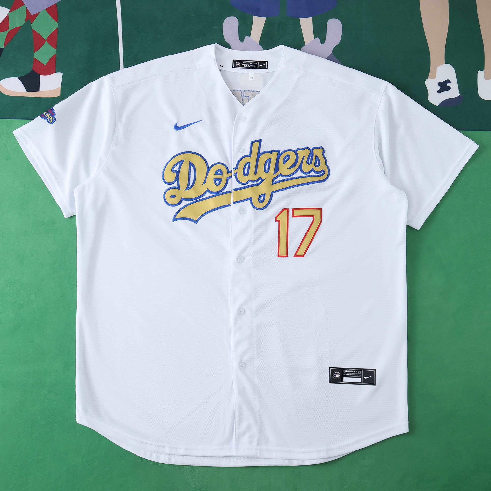 MLB 2025 LosAngeles Dodgers White Jersey