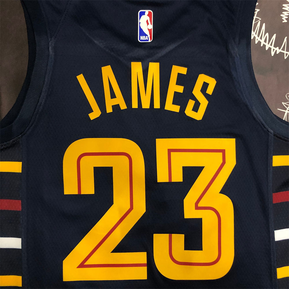 NBA Cleverland Cavaliers V-Neck Black jersey JAMES#23 S-XXL