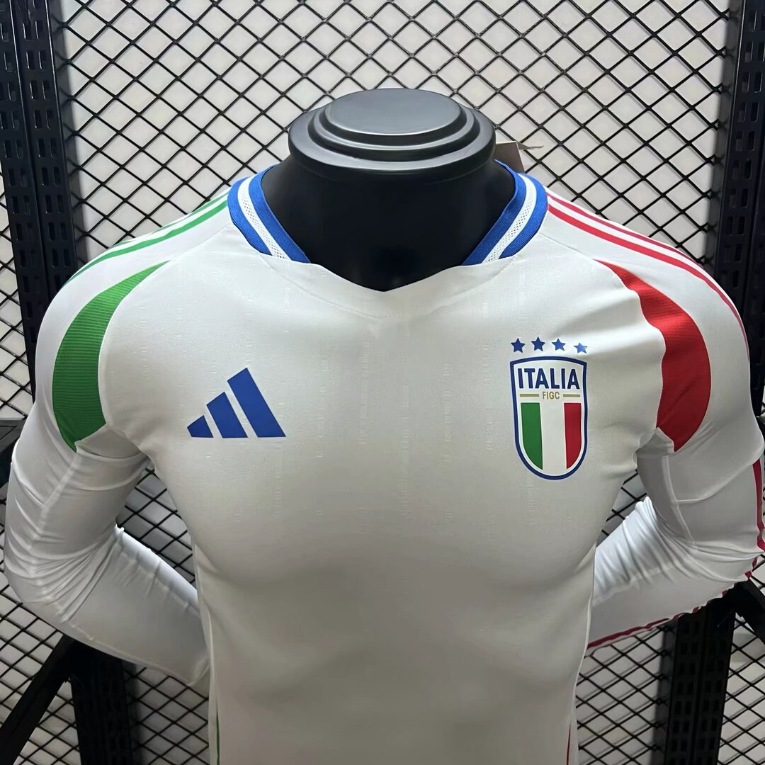 24/25 Italy Euro Away Long Sleeves Jersey Player Version