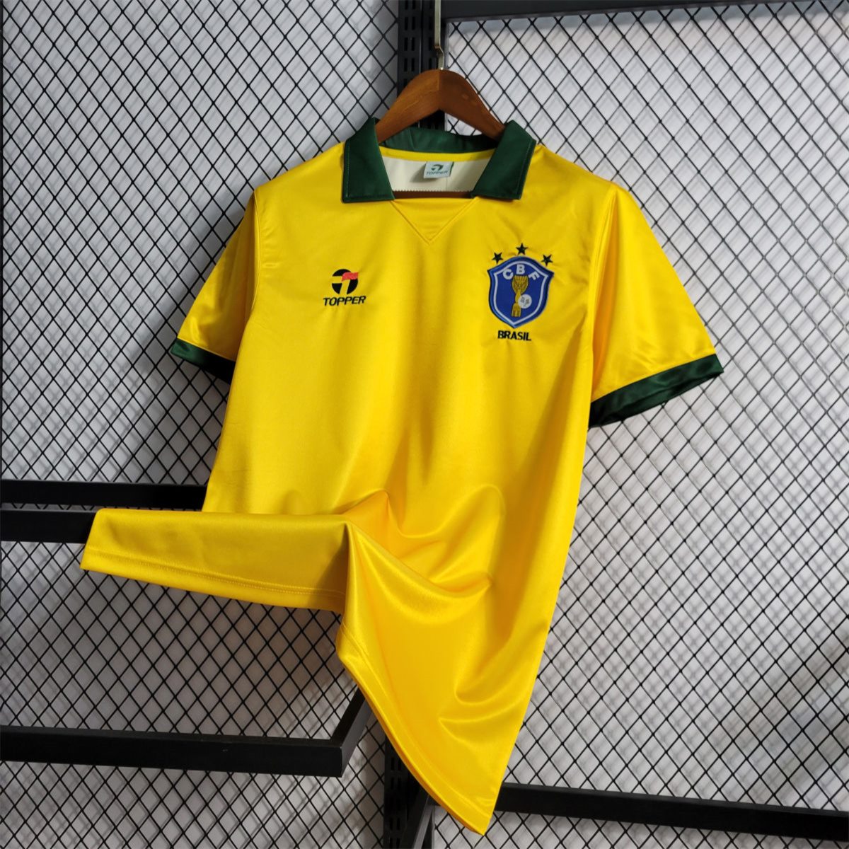 Retro 1988/90 Brazil home jersey Fan Version