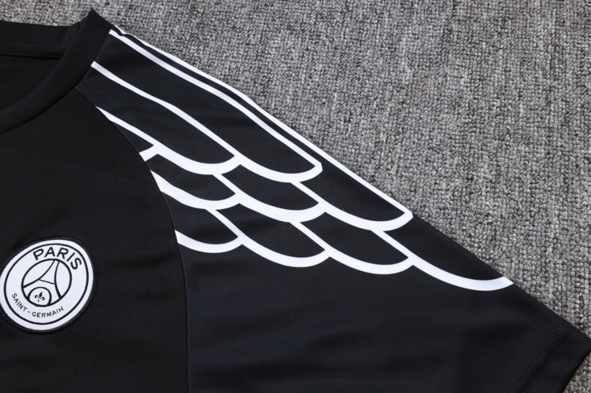 2026 PSG Black Training Set Shirt and Shorts
