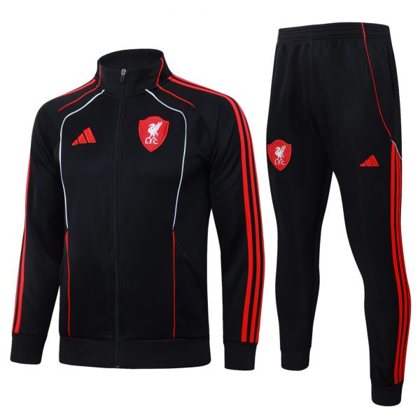 2026 Liverpool Black Jacket Training Suit Set
