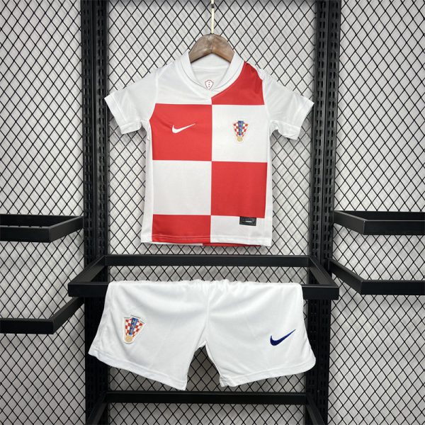 24/25 Croatia Home jersey Kid Kits Size 16-28