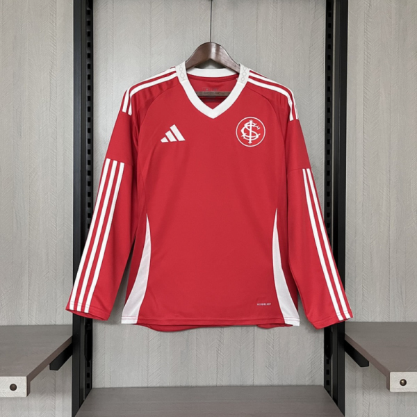 2025/26 Internacional Home Long Sleeve jersey Fan Version