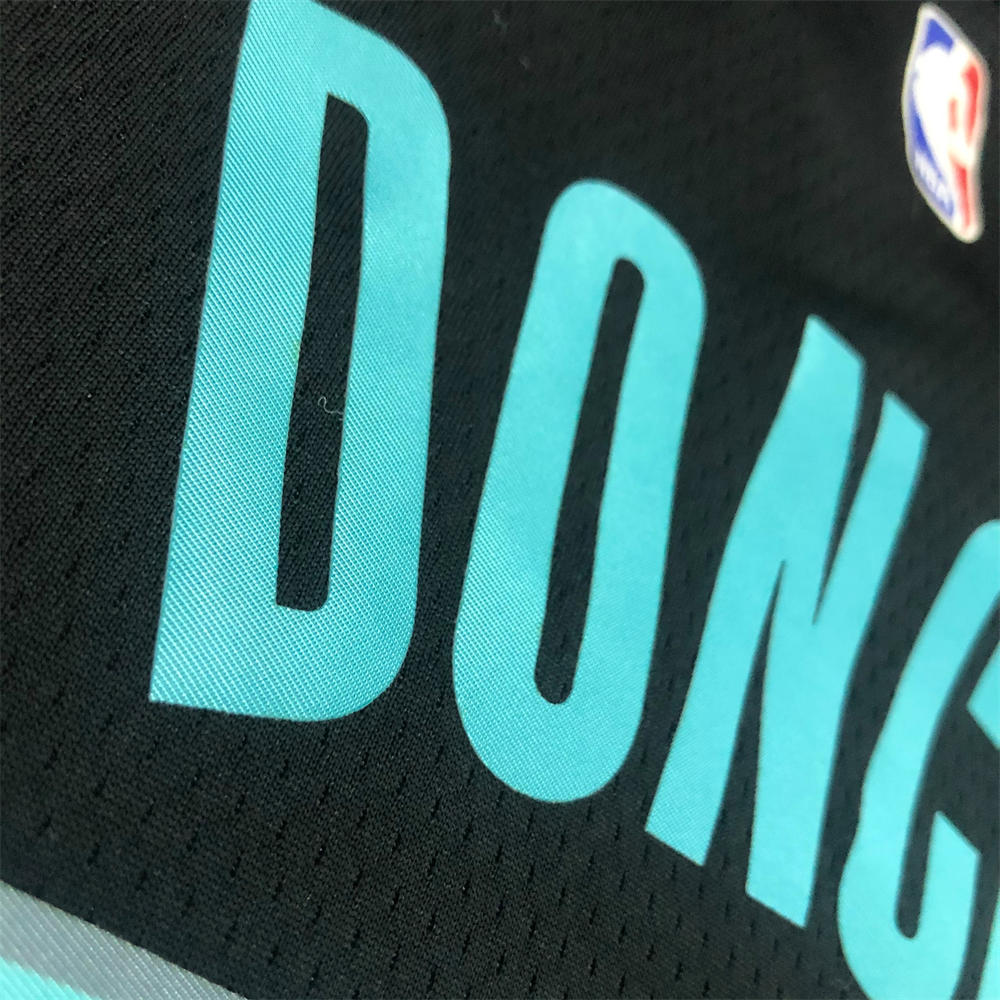 NBA Dallas Mavericks V Neck Black Jersey DONCIC#77 S-XXL